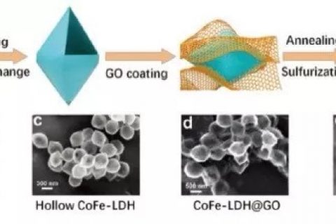 新加坡科技设计大学Huiying Yang研究团队–石墨烯封装钴-掺杂硫化铁空心多面体用于高可逆钠储存